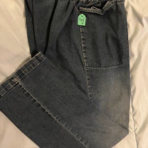 320 Denim Stretch elastic waist jeans